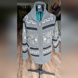 Pendleton womens "Westerly" Cardigan sz XL grey. New with tags never worn